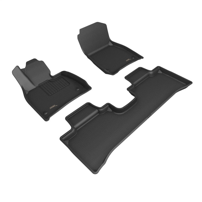 3D MAXpider Kagu Front & Rear Floor Mats for 2023-2024 Mercedes-Benz EQE 350 SUV/EQE 350+ SUV/EQE 500 SUV
