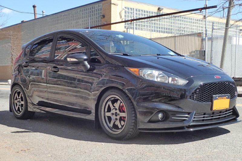 Rally Armor UR Mud Flaps - 2014-2019 Ford Fiesta - Black/Red Logo - #MF29-UR-BLK/RD