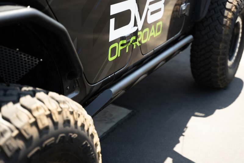 DV8 Offroad 18-23 Jeep Wrangler JL 4 Door FS-15 Series Rock Sliders - #SRJL-07