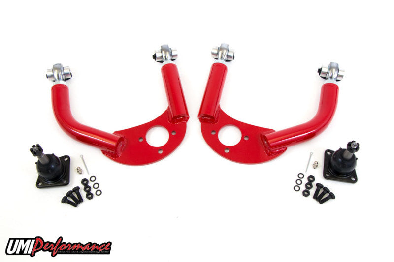 UMI Performance 2310CM-R Front Upper A-Arms Adjustable Red for 1993-2002 F-Body