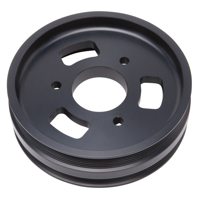 Edelbrock 15818 Pulley Crank Drive Pulley LS Dual Quad Truck Offset