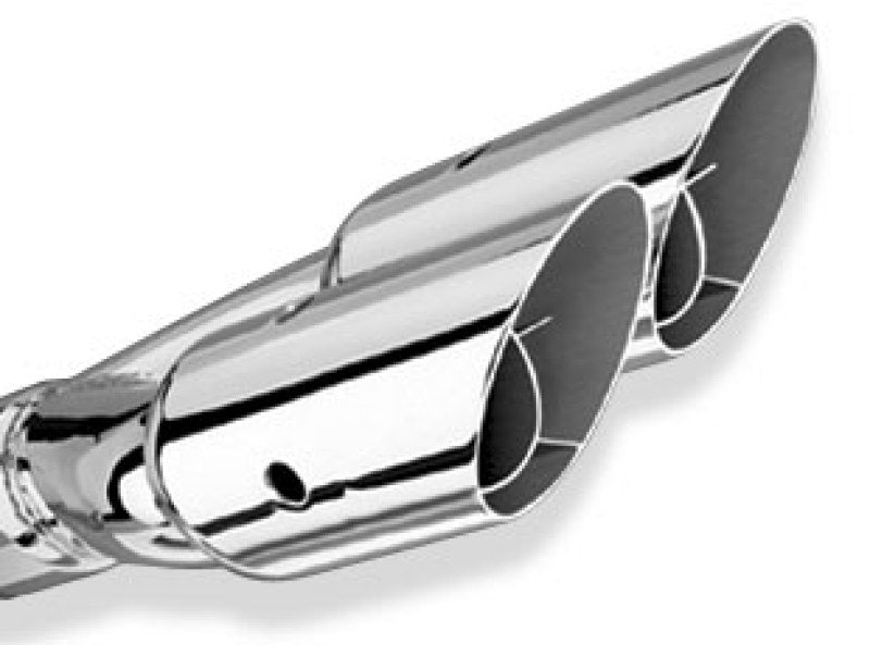 Borla 20213 Universal Polished Tip Dual Round Angle-Cut Intercooled (inlet 2 1/2in. Outlet 3in) *NO Return - #20213