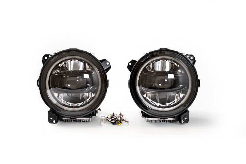 DV8 Offroad 18-22 Jeep Gladiator Wrangler LED Projector Headlights - #HLCJL-02