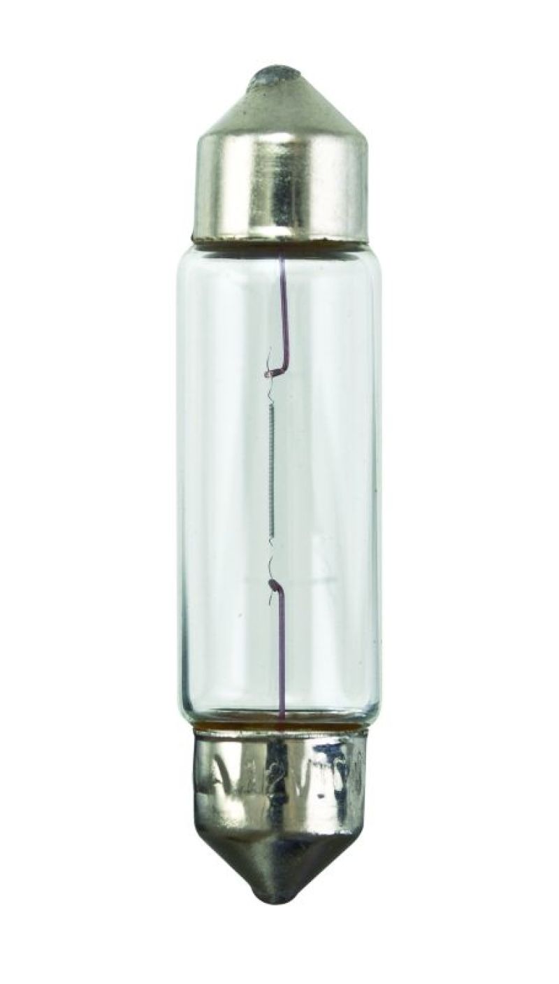 HELLA 6411 Clear 12V 10W 10x41mm T3.25 Festoon Bulb
