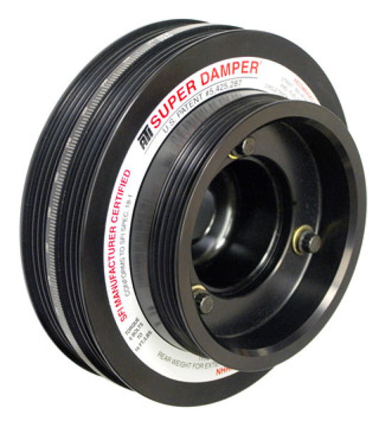 ATI Performance Products 918584 Super Damper Harmonic Balancer 5.67 in Aluminum 7 Groove 4% Underdrive for 2007-2020 Nissan 350Z / 370Z (VQ35HR / VQ37VHR)