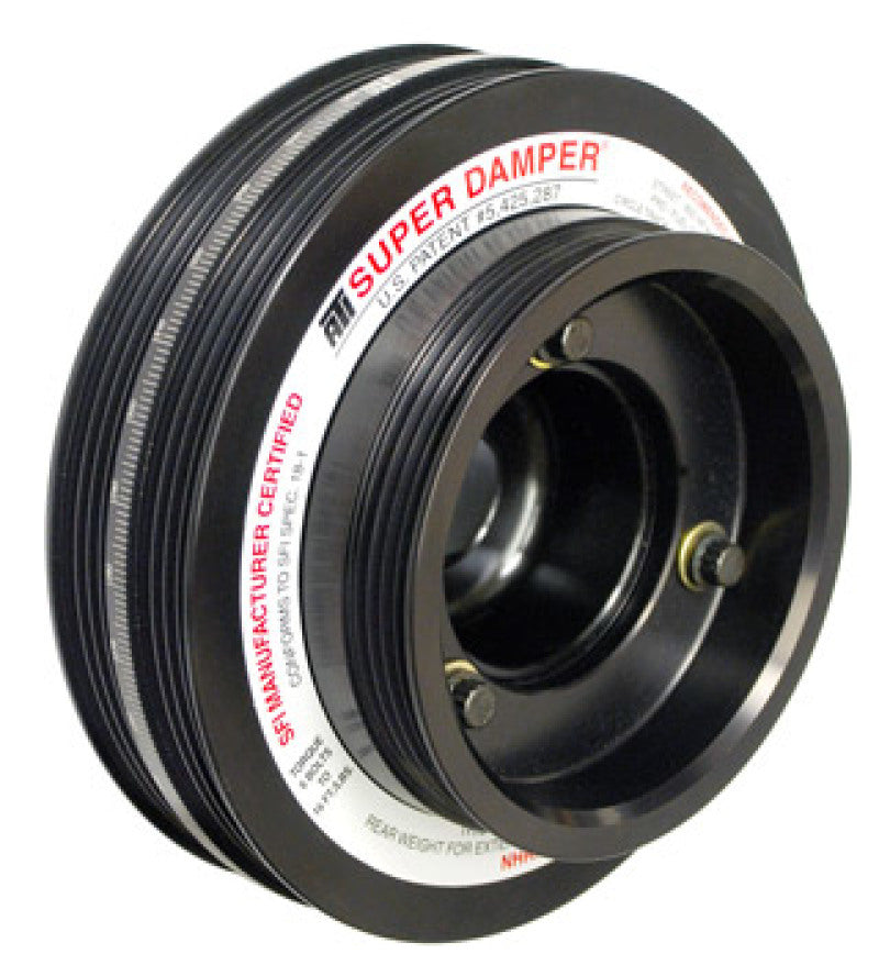 ATI Performance Products 917753 Super Damper Harmonic Balancer 7.45 in Aluminum 4 Groove 1000 HP for Nissan Skyline GT-R R33 / R34 (RB26)