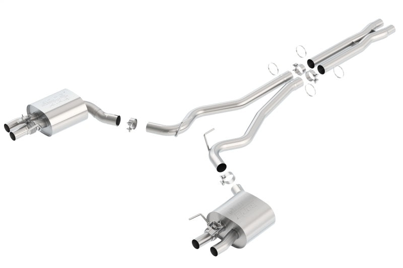 Borla 140684 15-16 Ford Mustang Shelby GT350 5.2L ATAK Cat Back Exhaust (Uses Factory Valence) - #140684