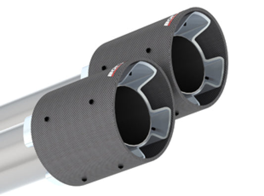 Borla 60673CF 2018 Grand Cherokee Trackhawk 6.2L V8 AT AWD 4DR 3in Carbon Fiber Tip Kit - #60673CF