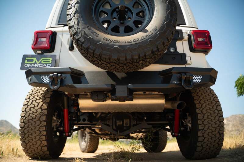 DV8 Offroad 2018 Jeep Wrangler JL MTO Series Rear Bumper w/ Optional Tire Carrier - #RBJL-13