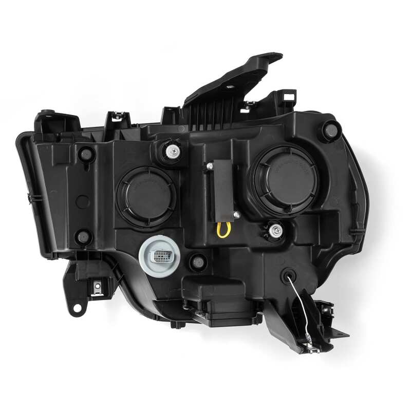 AlphaRex 880546 19-21 Ram 2500 PRO-Series Projector Headlights Plank Style Alpha Black w/Activation Light
