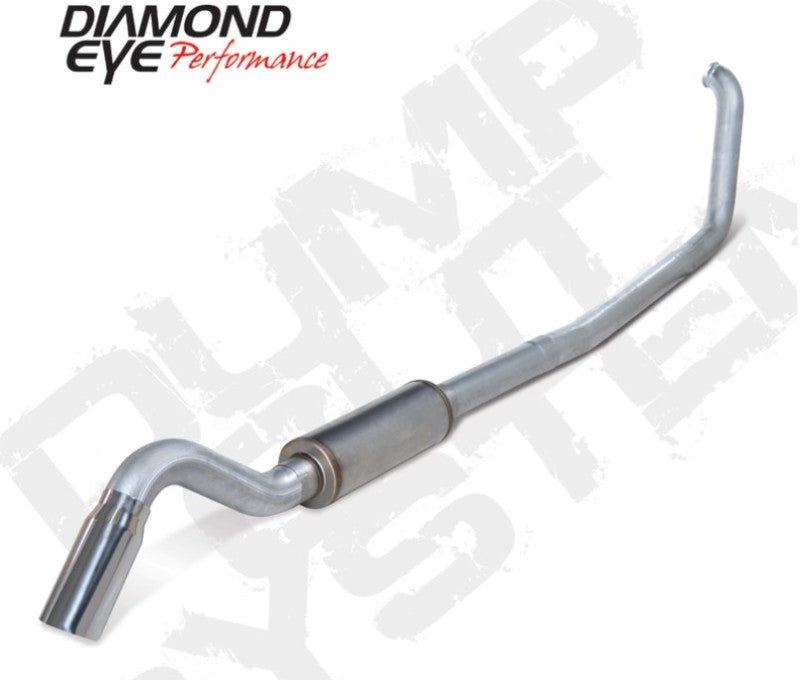 Diamond Eye K4319A 4in Turbo-Back Single Exhaust Kit - 2000-2003 Ford F-250/F-350 7.3L Powerstroke | Aluminized