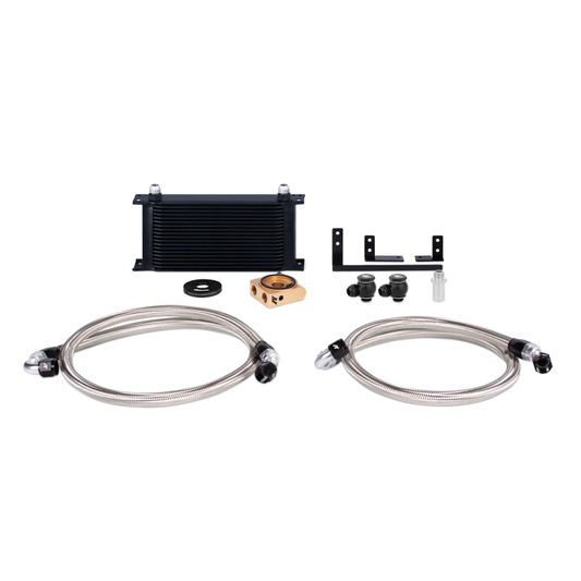 Mishimoto 2016+ Mazda Miata Thermostatic Oil Cooler Kit - Black - #MMOC-MIA-16TBK