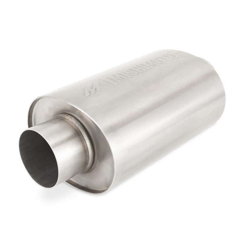 Mishimoto Universal Resonator with 2.5in Inlet/Outlet - Brushed - #MMEXH-RES-25BR