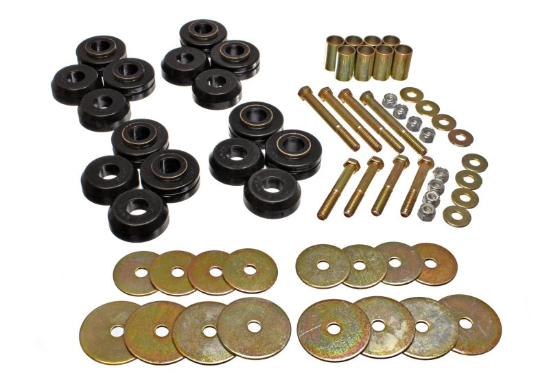 Energy Suspension for Bronco Body Mount W/Hardware - Black 4.4110G