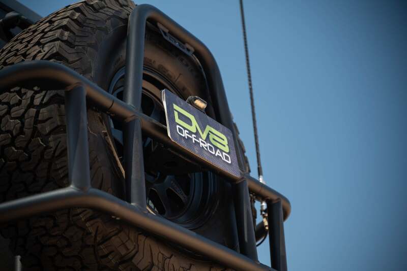 DV8 07-18 Jeep Wrangler JK Body Mounted Tire Carrier - #TCJK-14