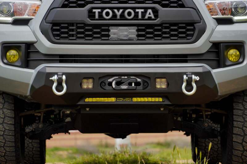 DV8 16-23 Toyota Tacoma Center Mount Winch Front Bumper - #FBTT1-06