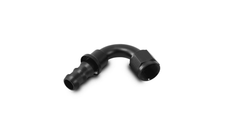 Vibrant Push-On 120 Degree Hose End Elbow Fitting - -12AN