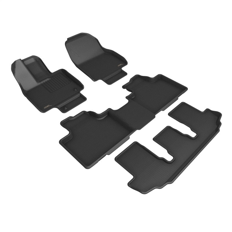 3D MAXpider Kagu 3rd Row Floor Mats for 2021-2022 Toyota Highlander