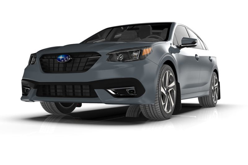 Rally Armor UR Mud Flaps - 2020-2025 Subaru Legacy - Black/Grey Logo - #MF64-UR-BLK/GRY