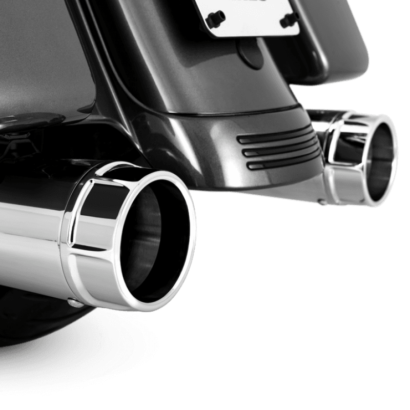 Vance & Hines 16673 Torquer 450 Slip-Ons Chrome for 1995-2016 Harley-Davidson Touring