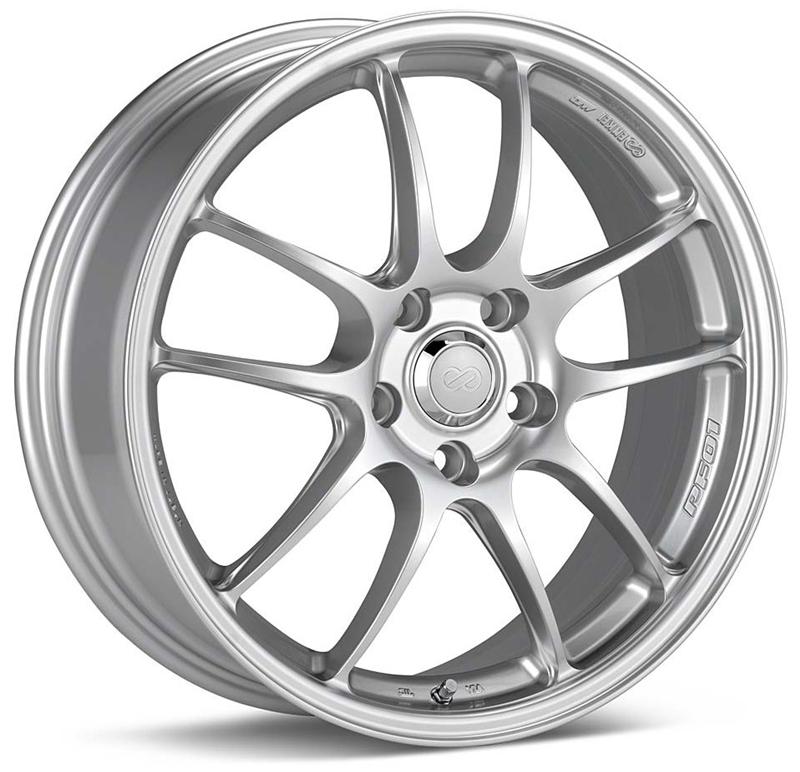 Enkei PF01 17x9 5x114.3 48mm Offset 75mm Bore Diameter Matte Black Wheel