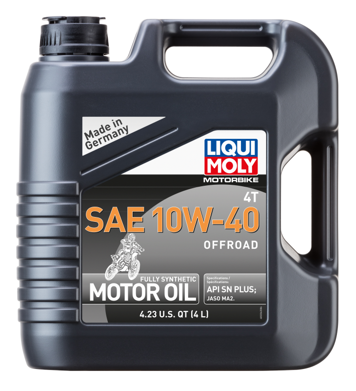 LIQUI MOLY 4L Motorbike 4T 10W-40 Offroad (20084) - Pack of 4