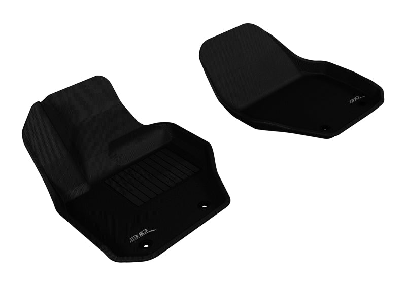 3D MAXpider Kagu Front Floor Mats for 2010-2018 Volvo S60/V60/XC60