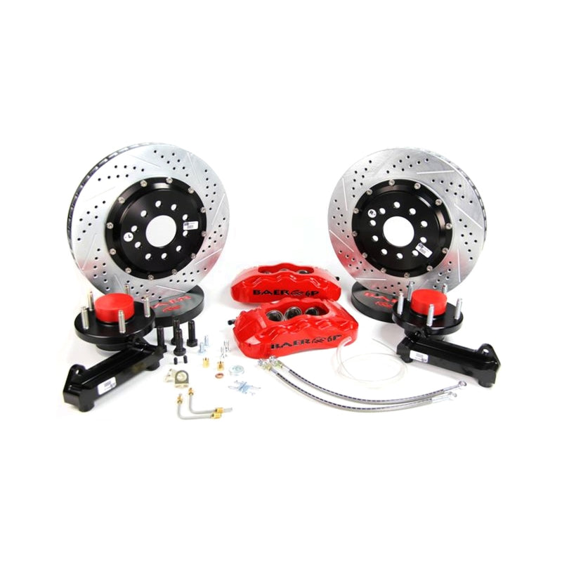 Baer Brakes 64-72 GM A-Body/67-69 F-Body STD Studs 13in Pro+ Front SDZ Brake Kit - Black