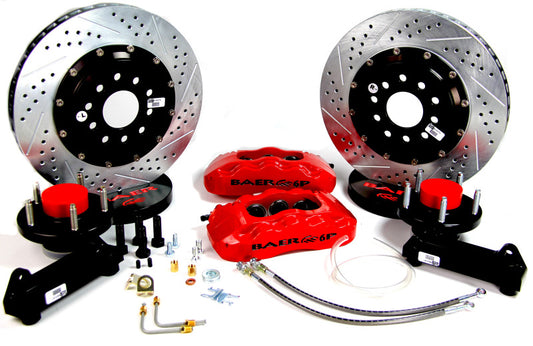 Baer Brakes 65-69 Lincoln Continental STD Studs 14in Pro+ Front SDZ Brake Kit - Red