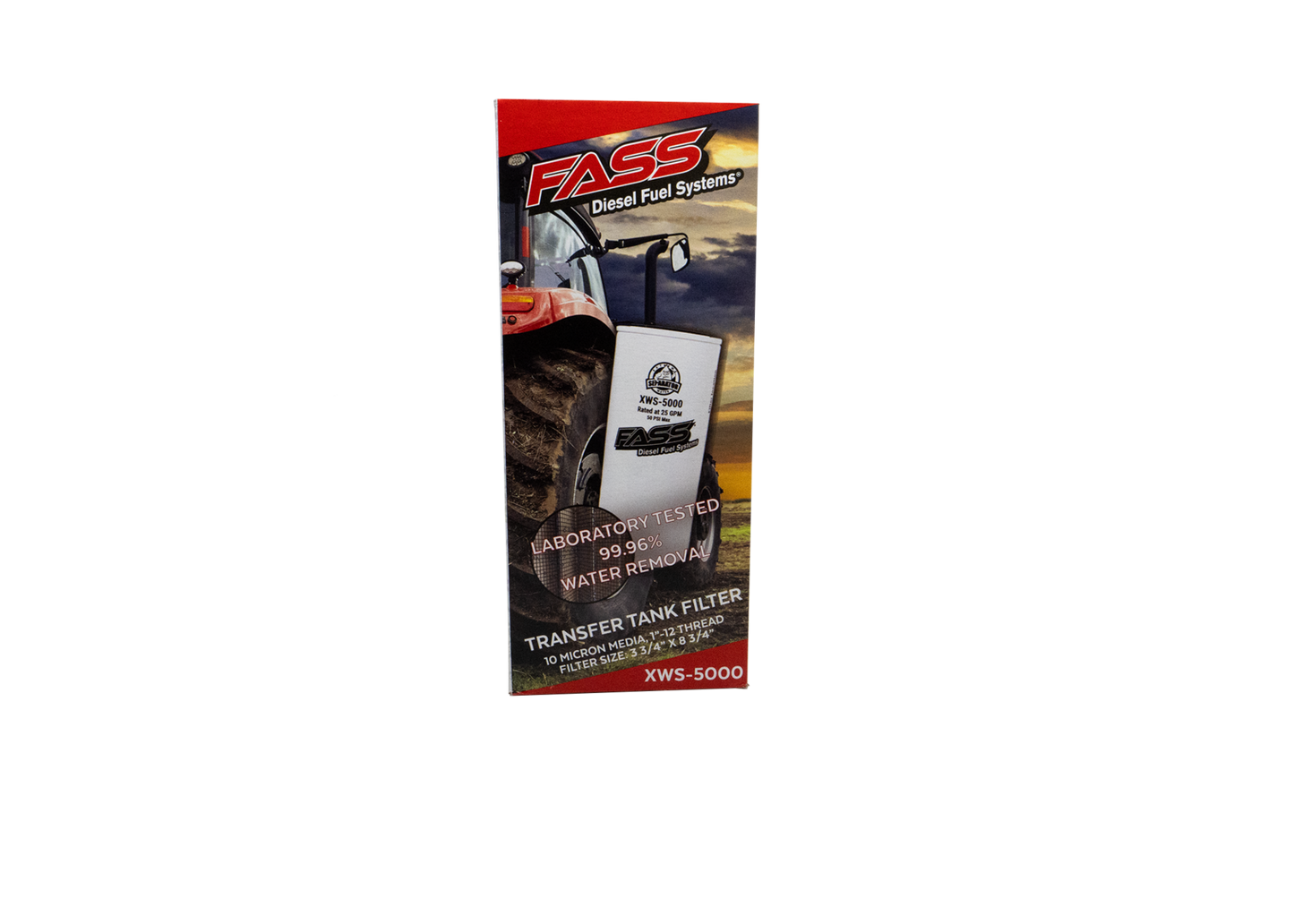 FASS FUEL SYSTEMS XWS5000 1-12" TRANSFER TANK FUEL FILTER