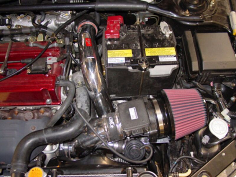 Injen 03-06 Evo 8/9/MR Cast Aluminum Intake System w/ Full Intercooler Piping Polished Short Ram Int - #SP1898P