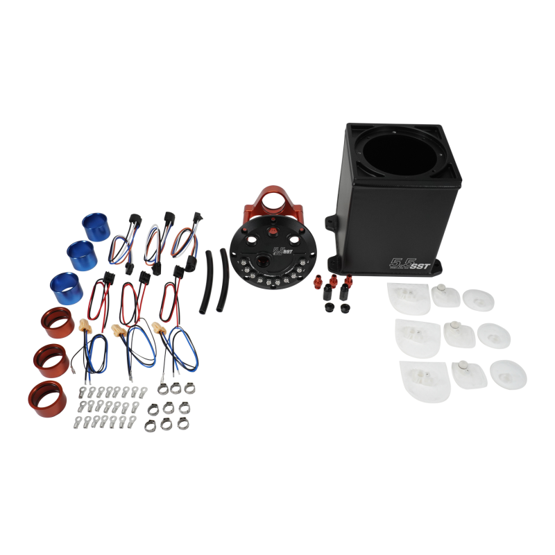 DeatschWerks 5.5L Modular Surge Tank (1-3 DW200/300/400 Fuel Pumps) (Pumps Not Included)