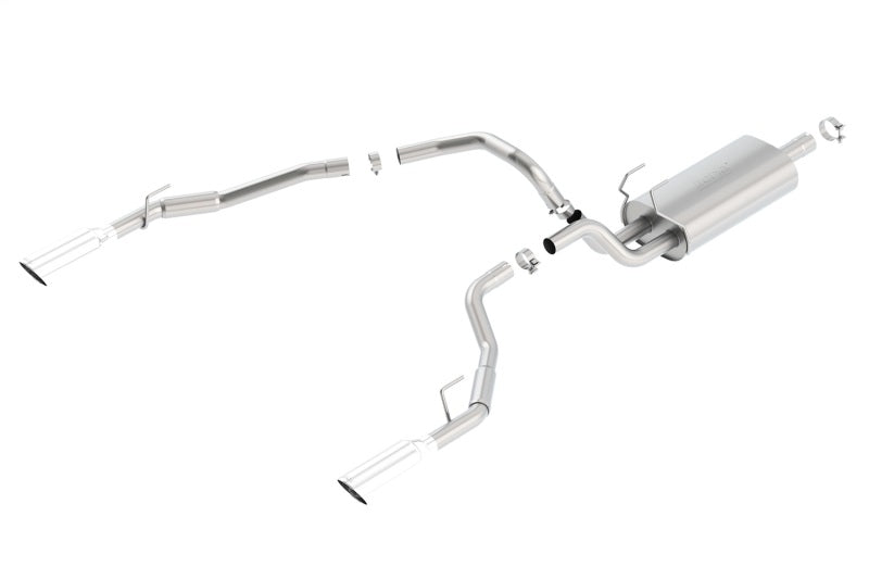 Borla 140552 Cat-Back Touring 09-15 Ram 1500 5.7L EC SB Truck Single Spilt Rear Exit Through Bumper - #140552