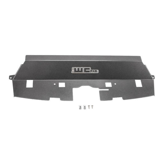 Wehrli Custom Fabrication WCF100546-GB Fabricated Aluminum Radiator Cover Gloss Black for 2013-2018 Ram 2500 / 3500 Cummins