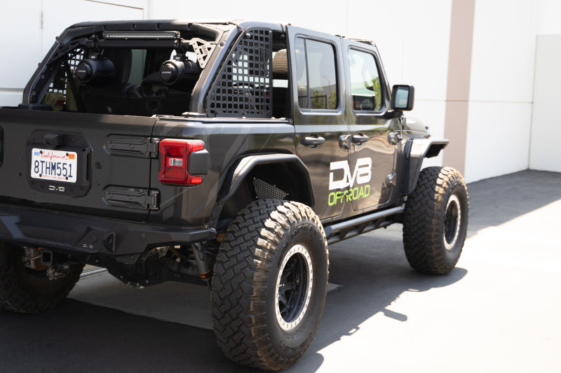 DV8 Offroad 18-23 Jeep Wrangler JL 4 Door FS-15 Series Rock Sliders - #SRJL-07