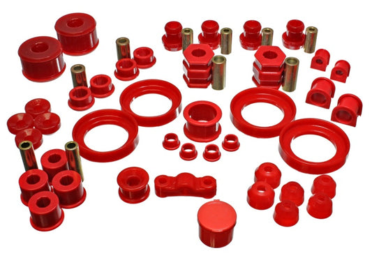 Energy Suspension for 1999-2000 Civic Si Red Hyper-Flex Master Bushing Set 16.18109R