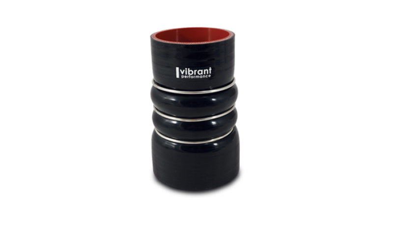 Vibrant 4 Ply Aramid Reinf Silicone Hump Hose conn 4in ID x 6in long 3