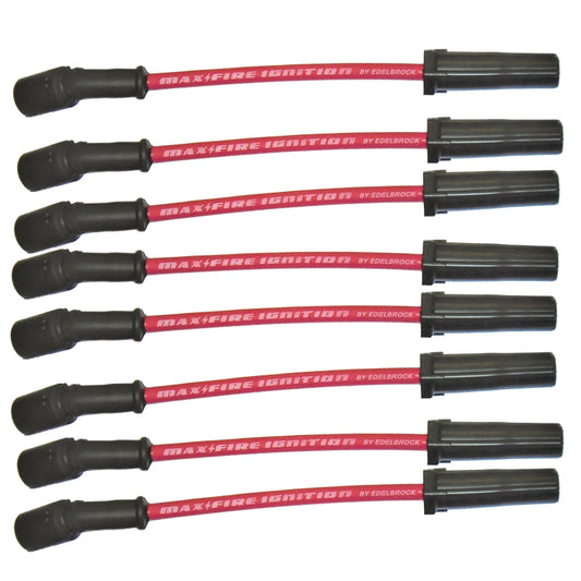 Edelbrock 22717 Spark Plug Wire Set GM LS Engines Heat Shields without Red Wire (Set of 8)