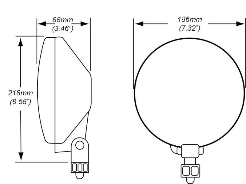 HELLA 010032801 700FF H3 12V/55W Halogen Driving Lamp Kit