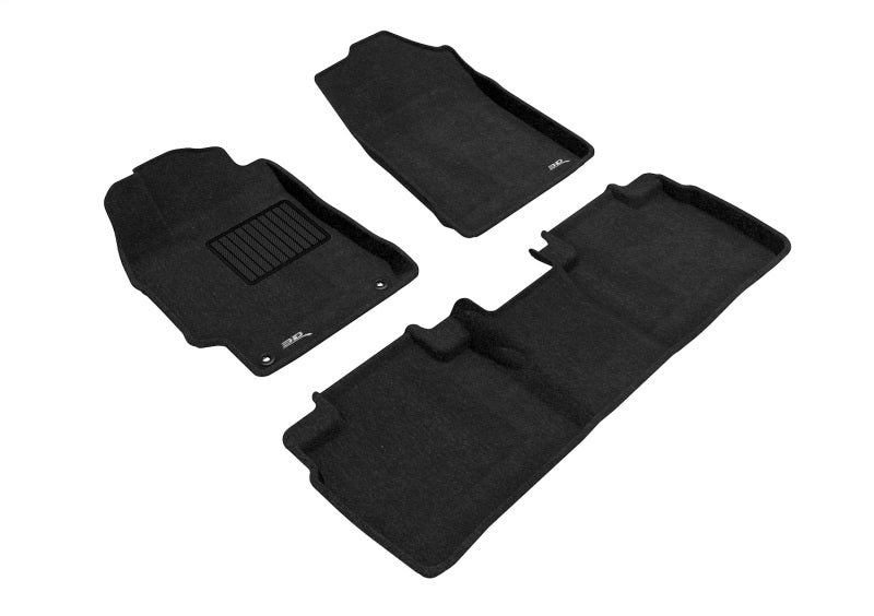 3D MAXpider Elegant Front & Rear Floor Mats for 2015-2017 Toyota Camry