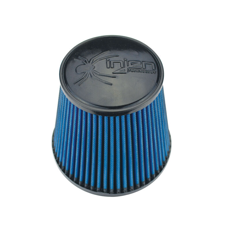 Injen NanoWeb Dry Air Filter 4in Flange ID / 5.5in Base / 5.4in Height / 4in Top - #X-1128-BB
