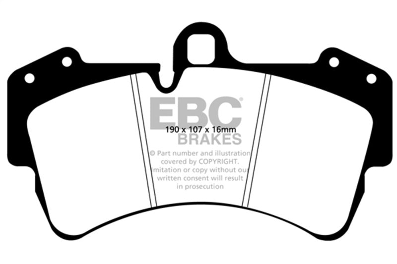 EBC 2003-2017 Audi Q7 / Porsche Cayenne / Volkswagen Touareg Bluestuff Street and Track Day Brake Pads DP51473NDX