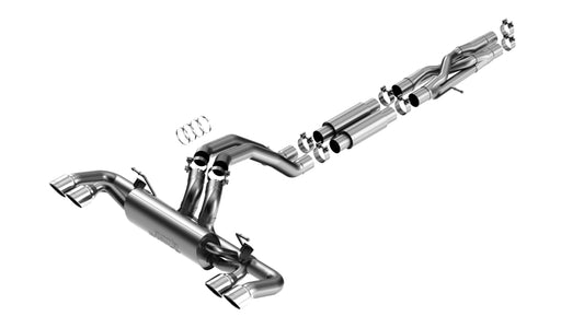 Borla 140892 21-22 Jeep Wrangler Rubicon 392 6.4L V8 AT 4WD 4DR S-Type Cat-Back Exhaust (Stainless) - #140892
