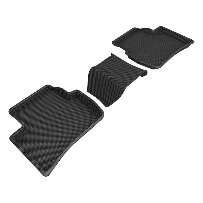 3D MAXpider Kagu Rear Floor Mats for 2022-2023 Toyota Corolla Cross (AWD)