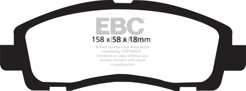 EBC 09-14 Acura TL 3.5 Yellowstuff Front Brake Pads DP41753R