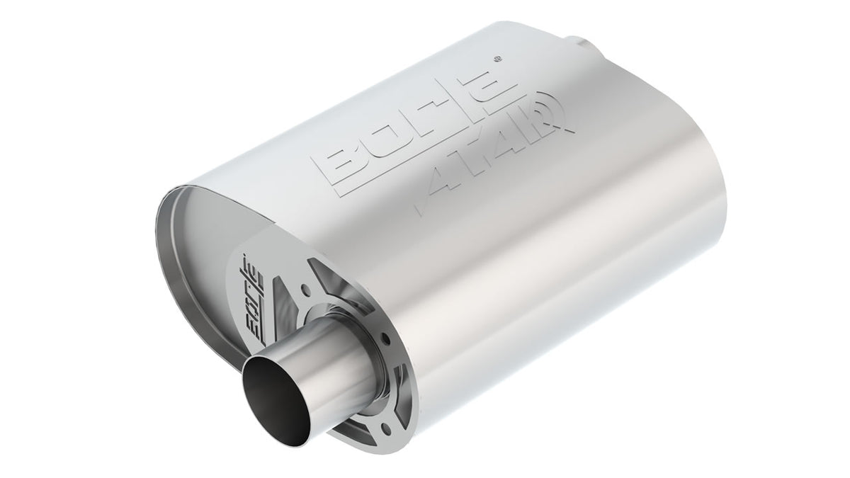 Borla 400858 CrateMuffler ATAK Muffler 2.5 in Offset for Ford 5.0L Coyote