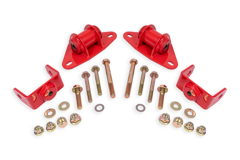 BMR Suspension 2014-2019 Chevrolet Corvette Motor Mount Kit - Red