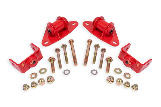 BMR Suspension 2014-2019 Chevrolet Corvette Motor Mount Kit - Red
