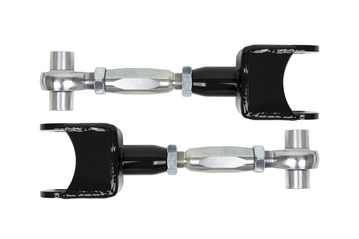 UMI Performance 401517-B Lower and Adjustable Upper Control Arm Kit Black