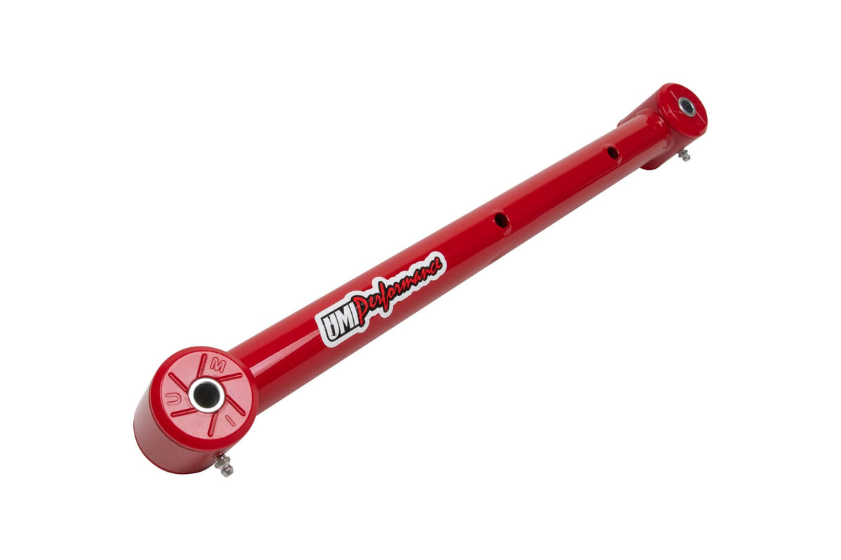 UMI Performance 401519-R Lower and Adjustable Upper Control Arm Kit Red